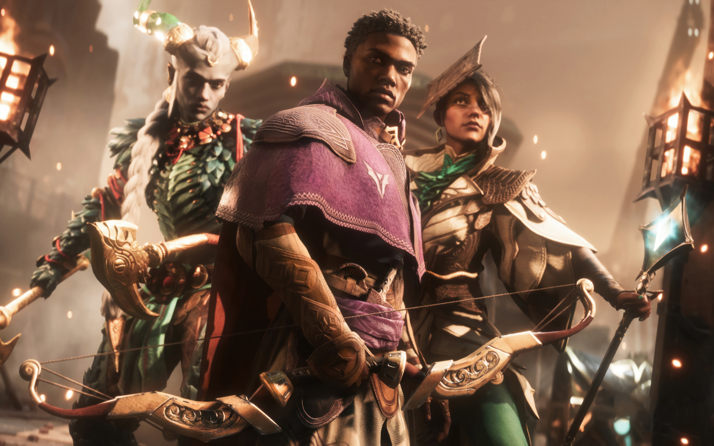 Персонажи новой видео игры Dragon Age: The Veilguard, 2024