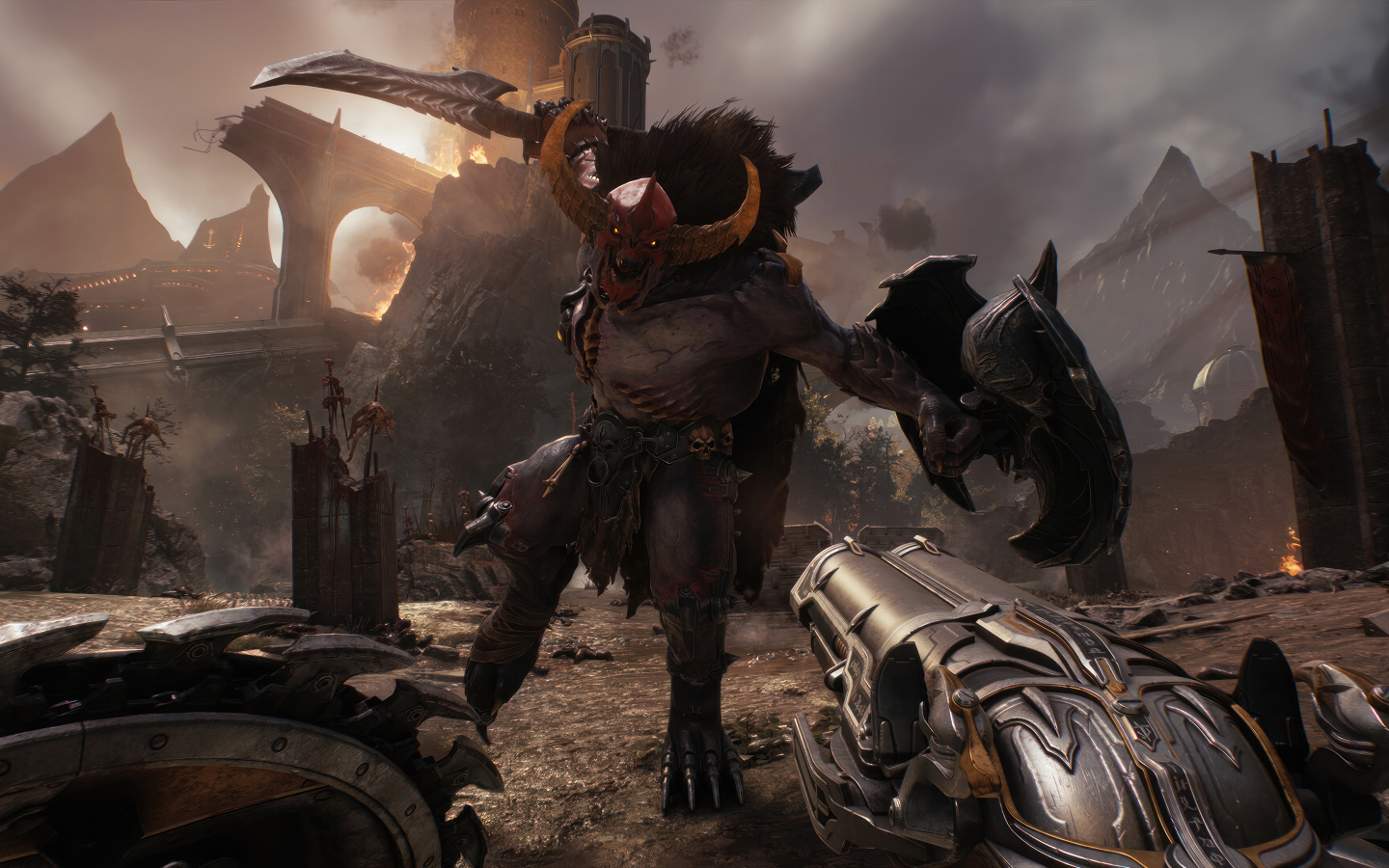 Демон из компьютерной игры Doom: The Dark Ages, 2024