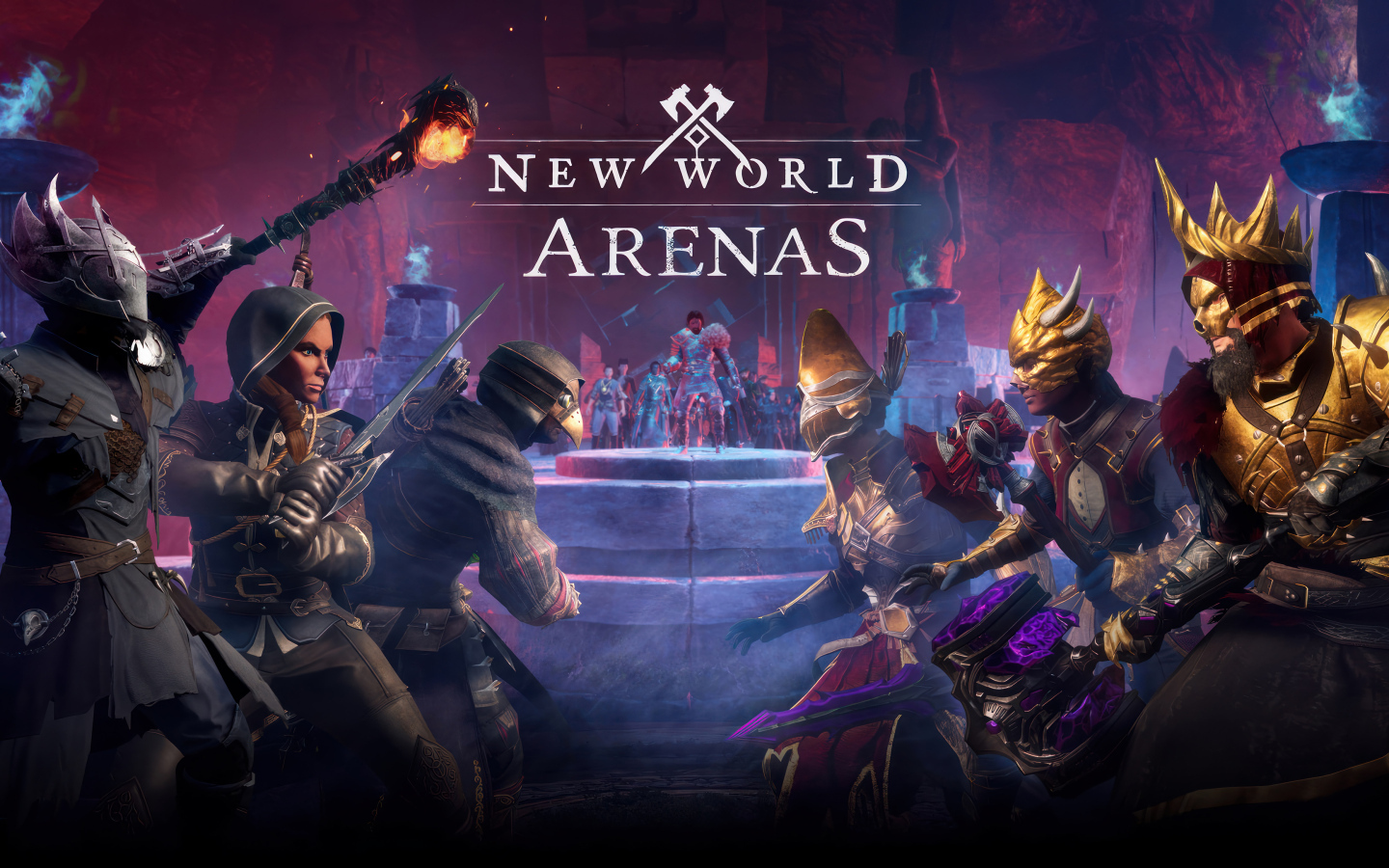 Постер компьютерной игры New World: Arenas