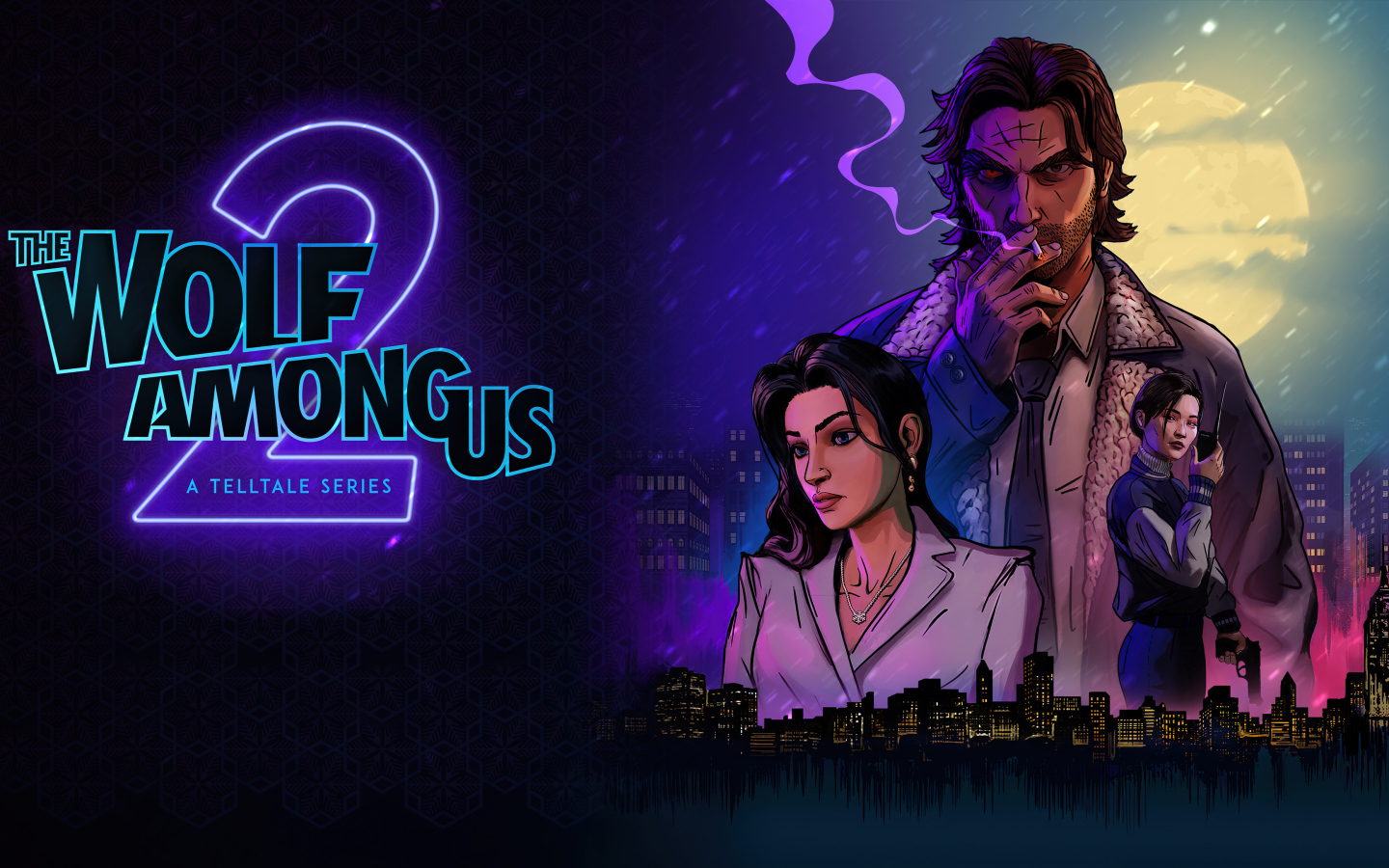 Постер компьютерной игры The Wolf Among Us 2