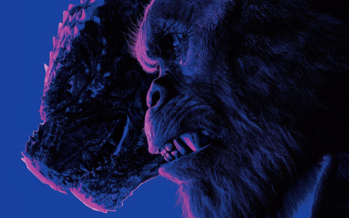 Персонажи Годзилла и Конг из нового фильма