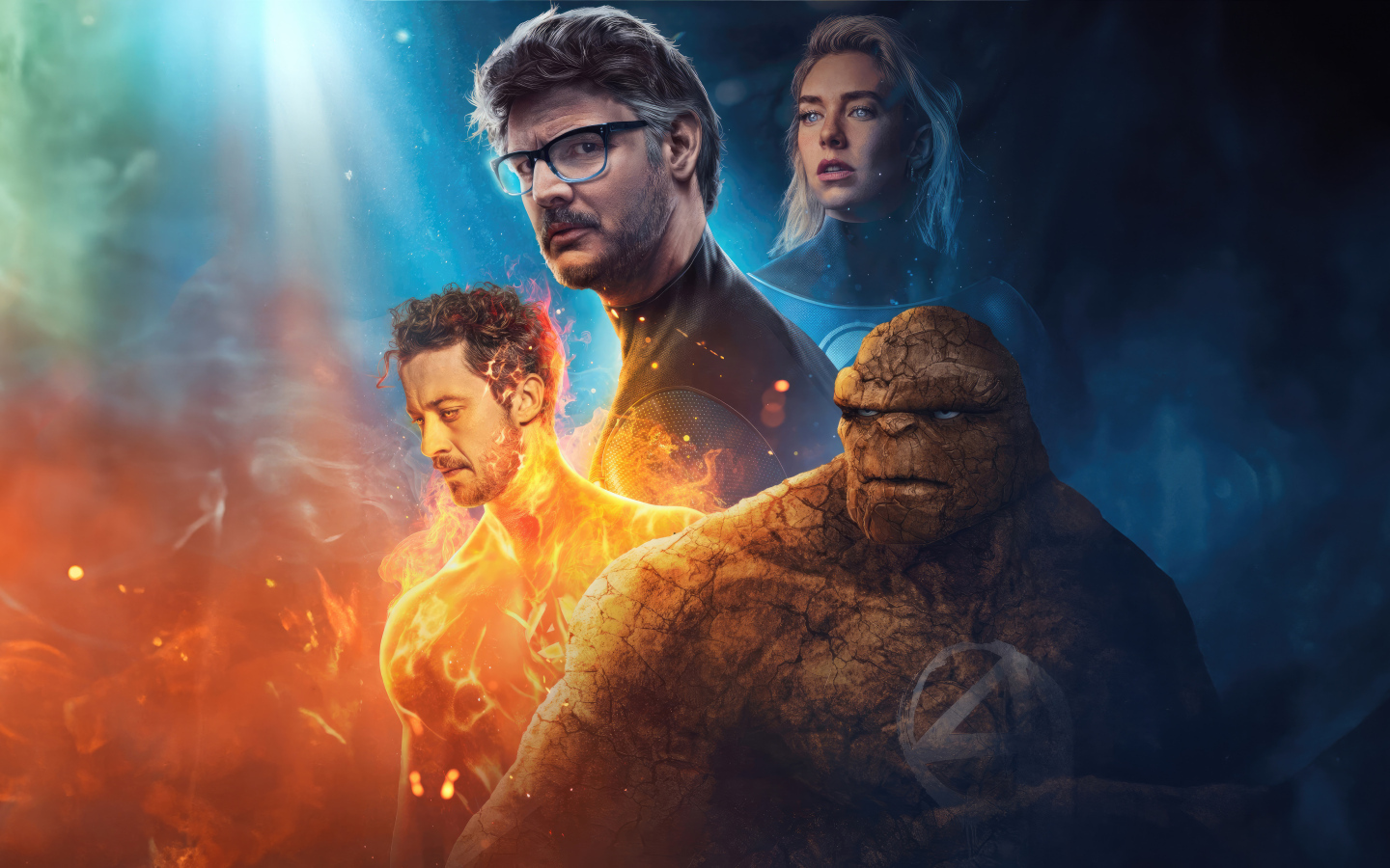 Постер нового фильма Фантастическая четвёрка, 2025