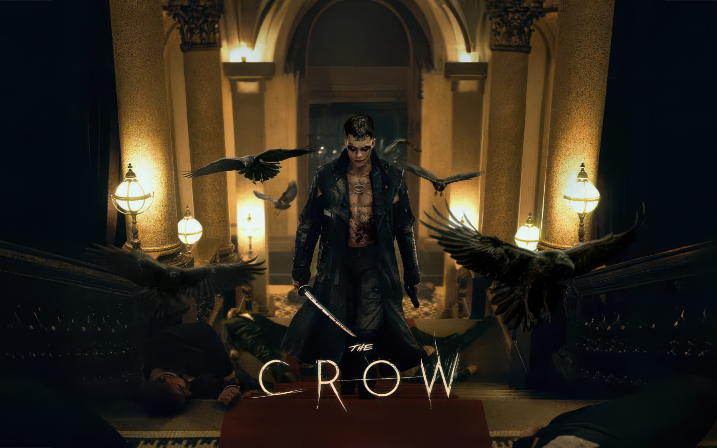 Постер нового супергеройского фильма Ворон, 2024