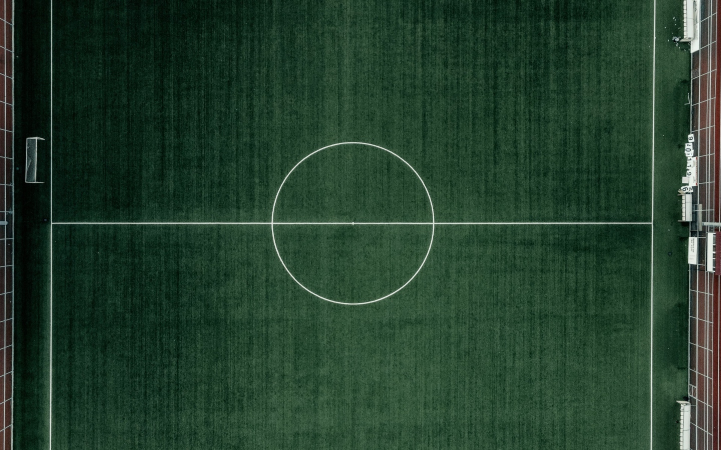 Футбольное поле вид сверху