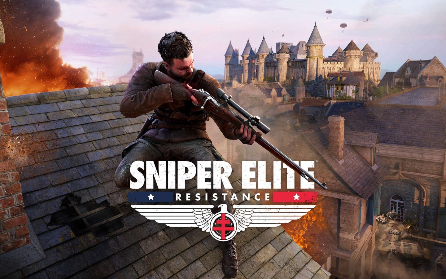 Постер видео игры Sniper Elite: Resistance