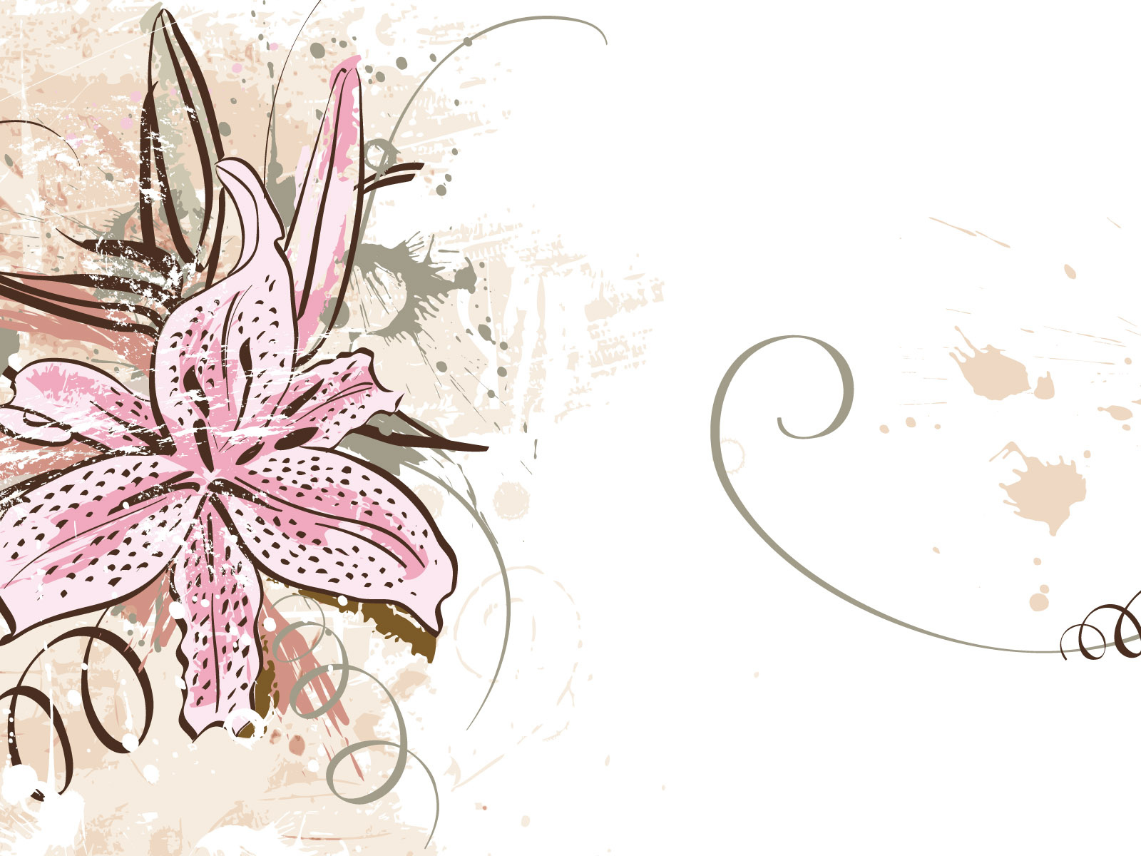 Алый цветок