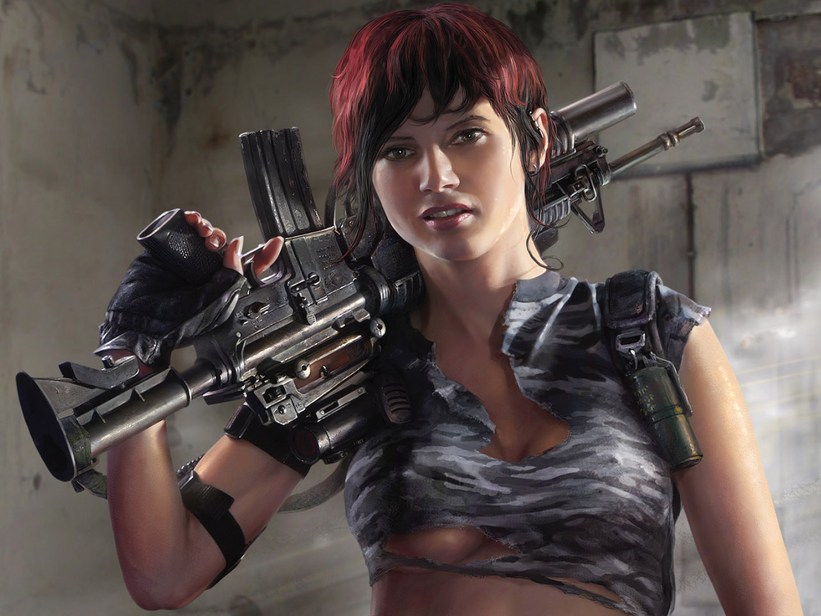 Красавица с автоматом