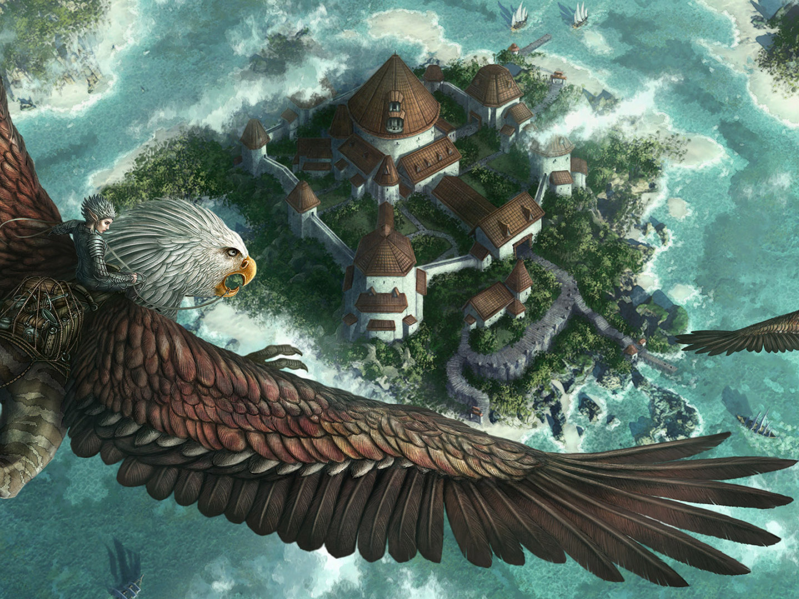 Полет над замком