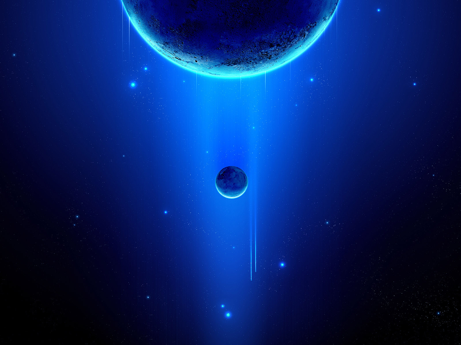 Два голубых карлика