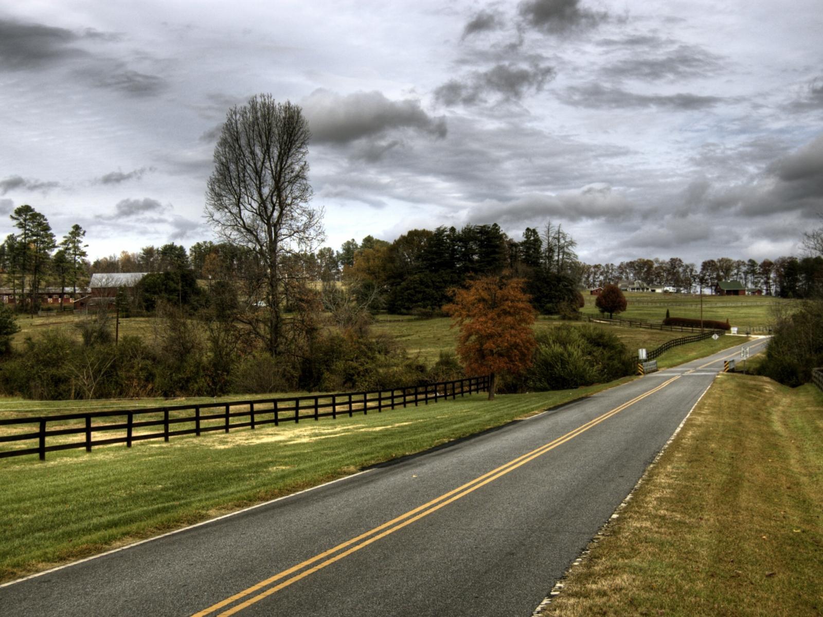 Проселочная дорога США