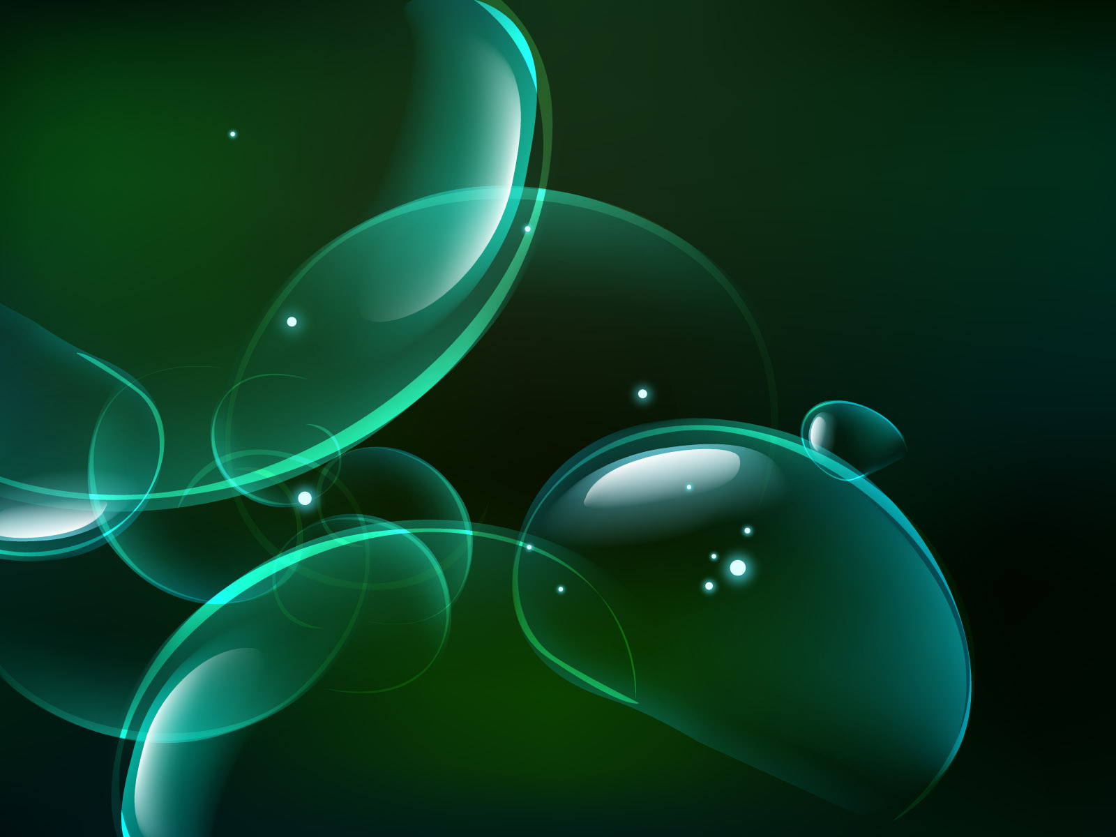 Зеленые мыльные пузыри