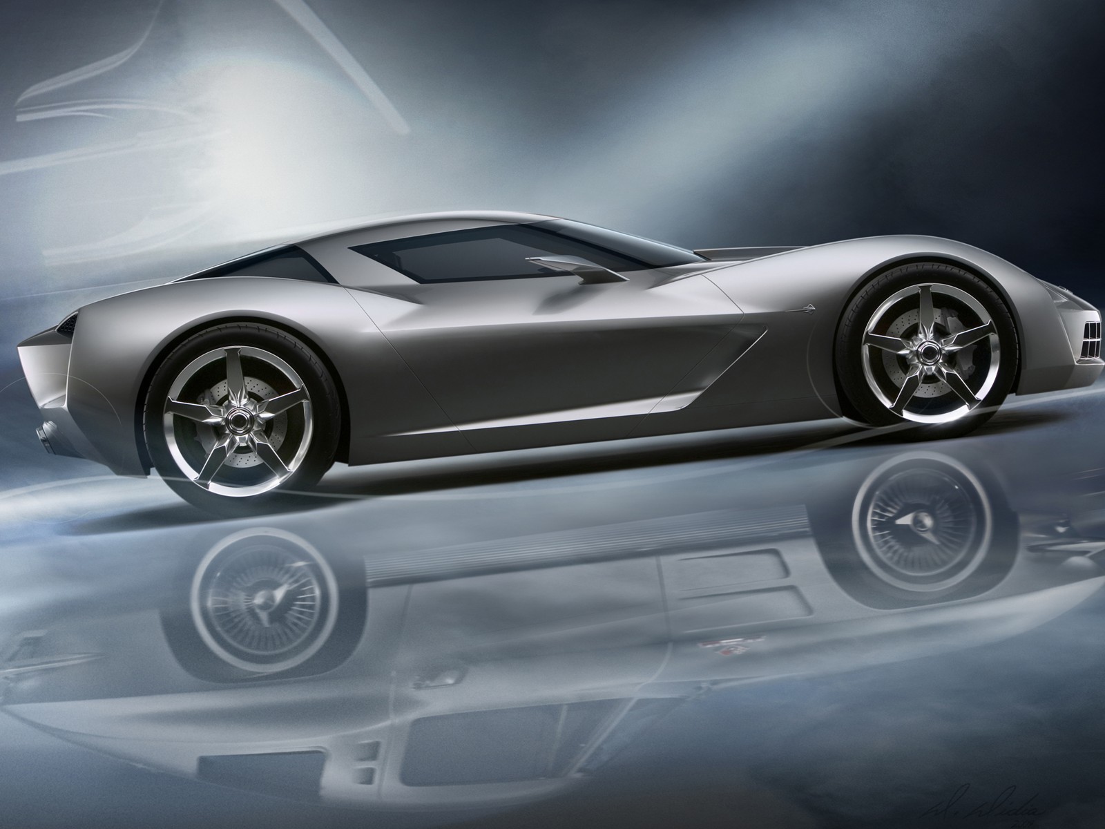 Быстрый спортивный автомобиль