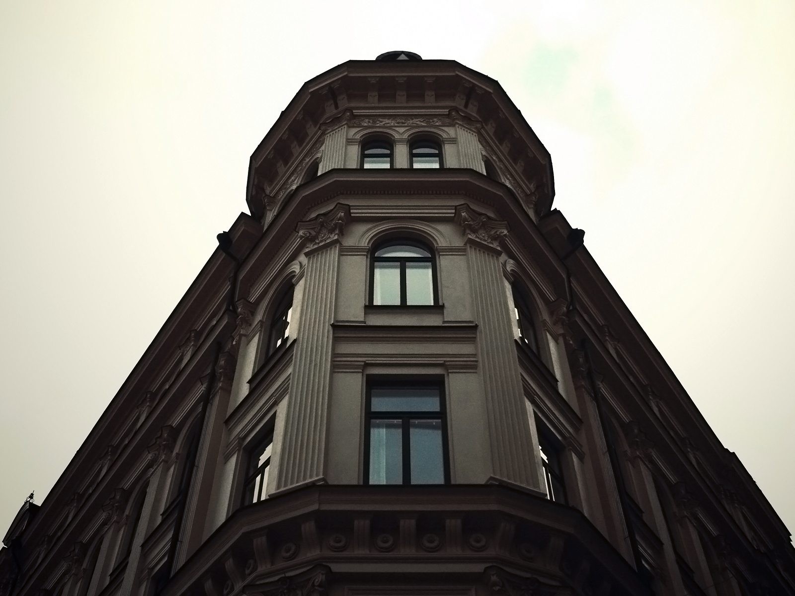 Красивая архитектура городского здания