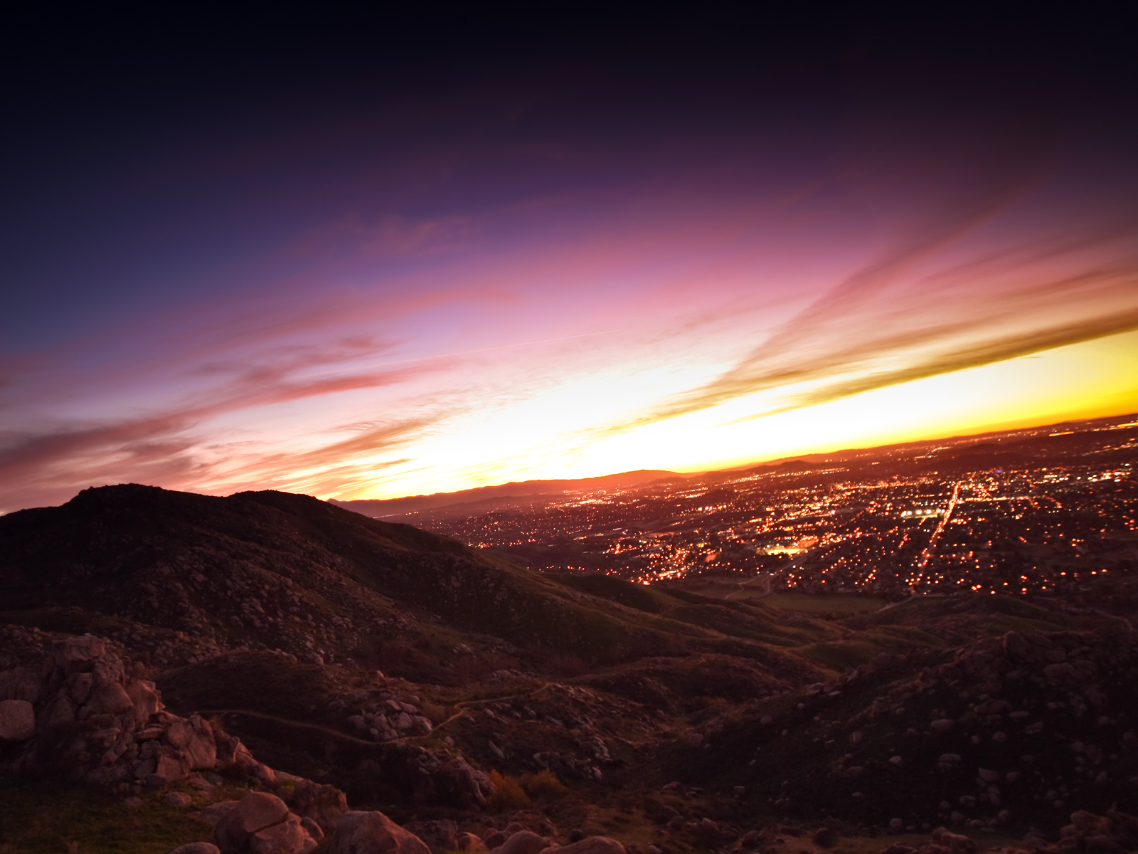 Городской закат