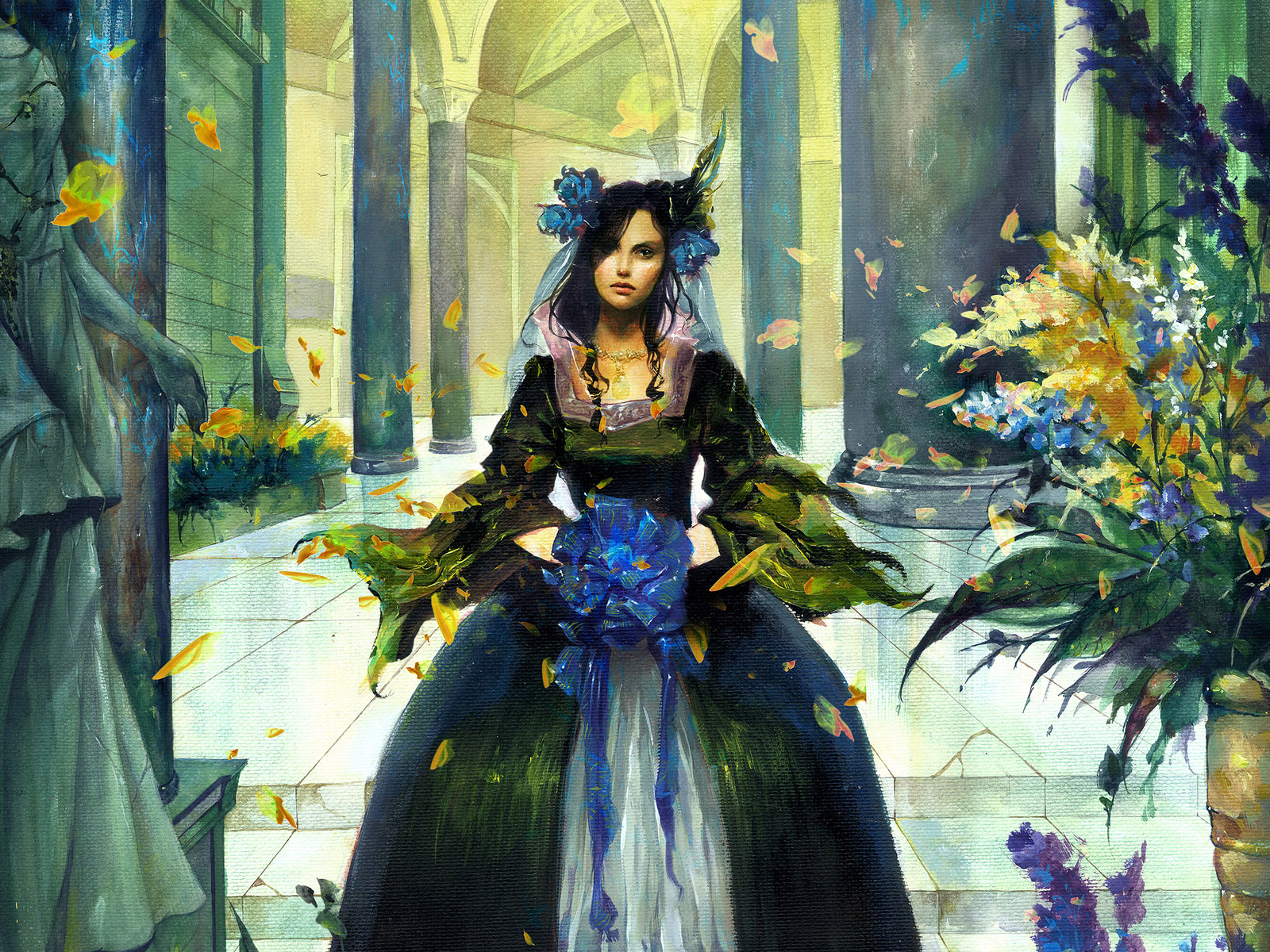 Девушка с бантом