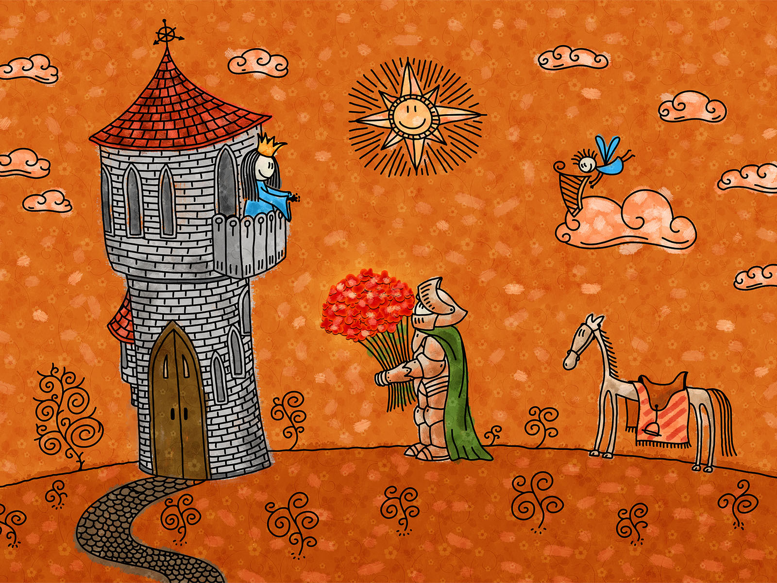 Принцесса и ухажер