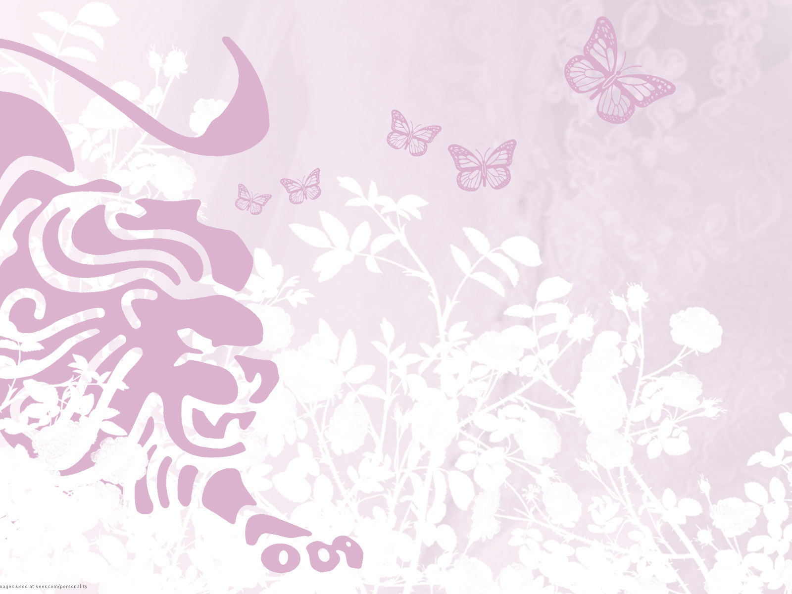 Лев и бабочки