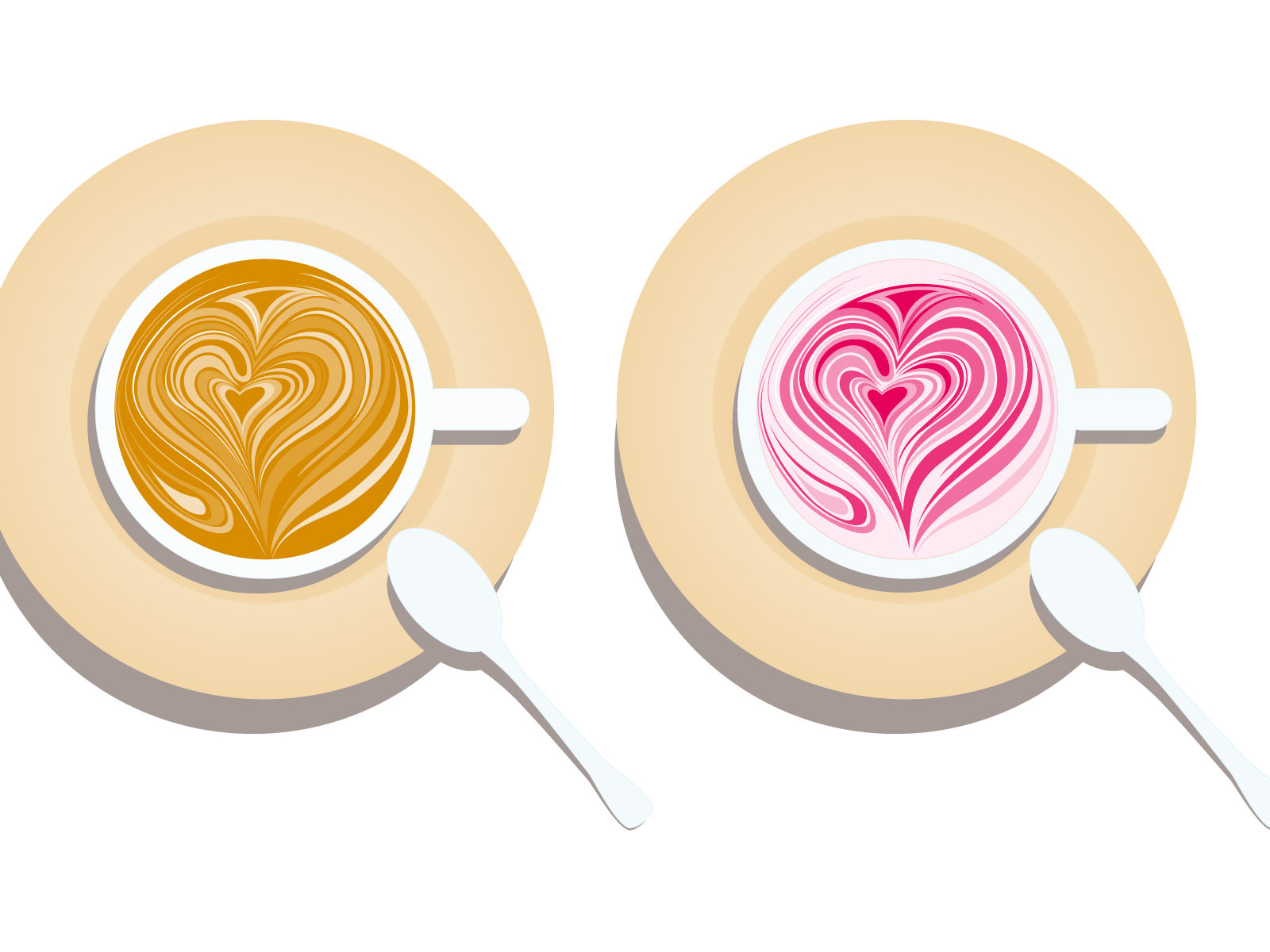 Кофейные сердечки