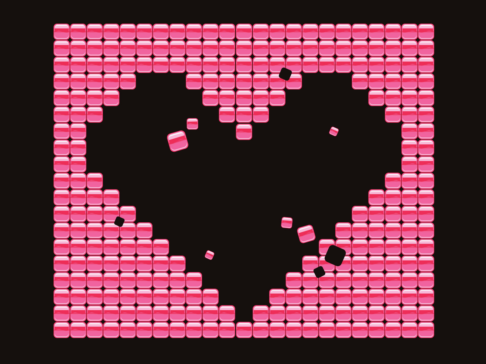 Сердце мозаика