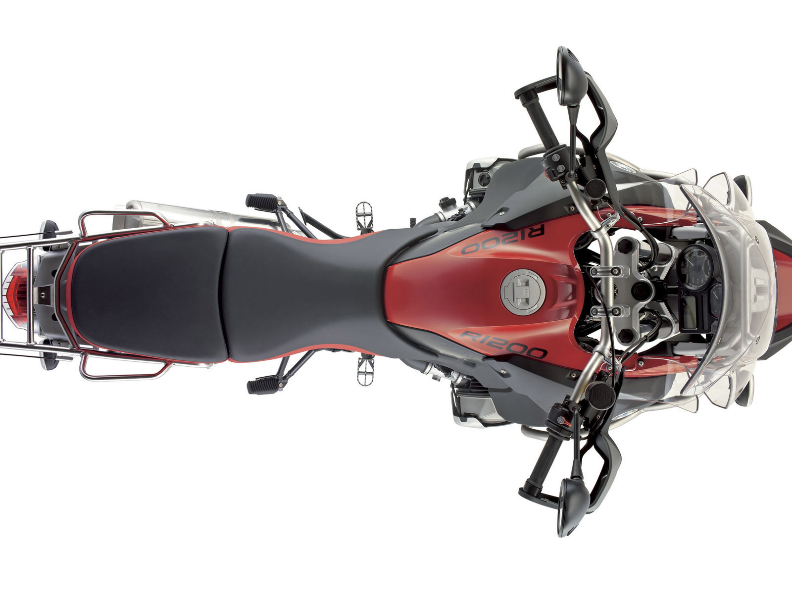 Мотоцикл BMW / Байк BMW вид сверху