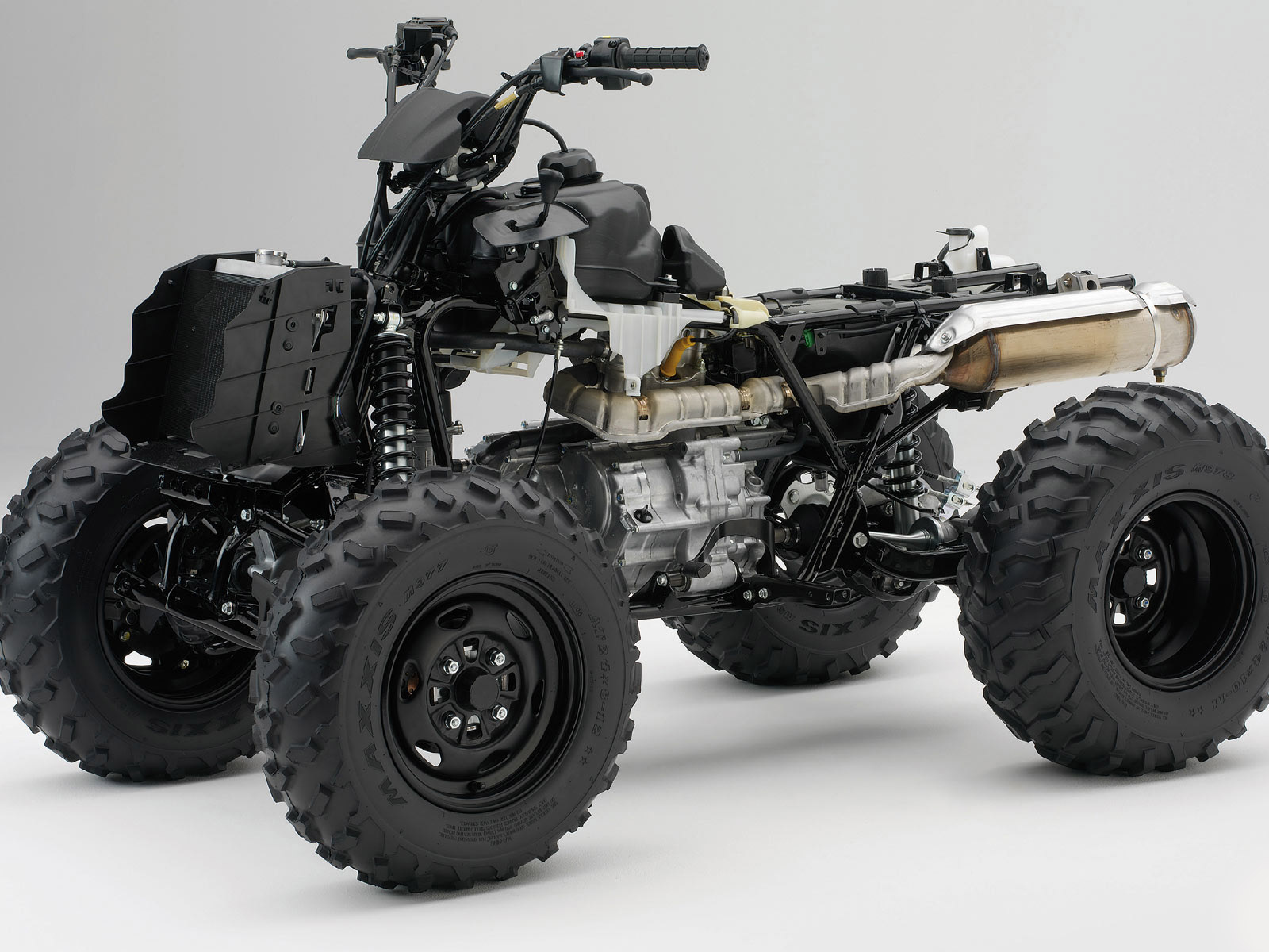 Внутренности Honda квадроцикл