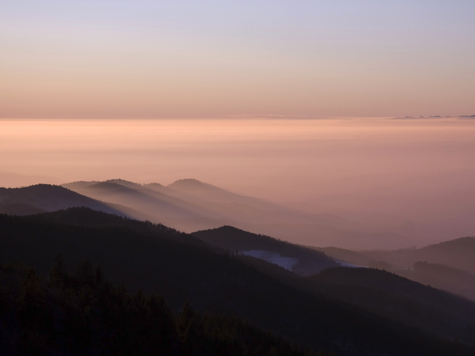 Вечер в горах
