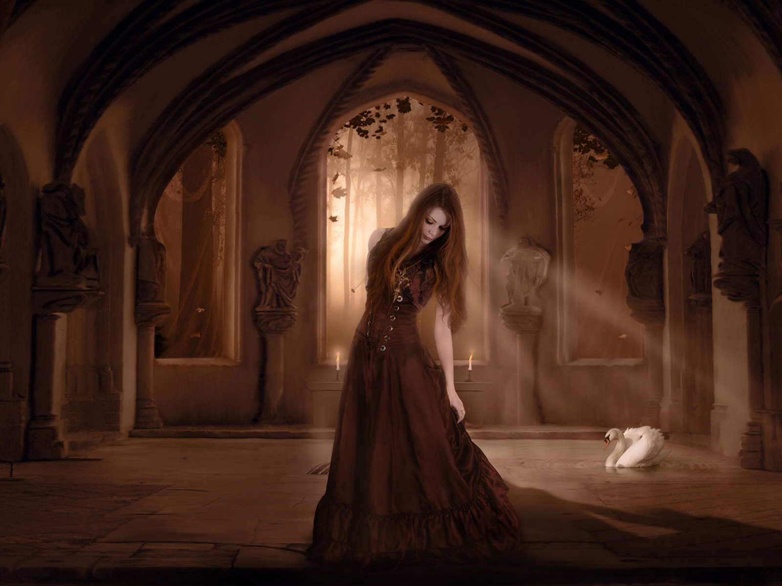 В сказочном замке