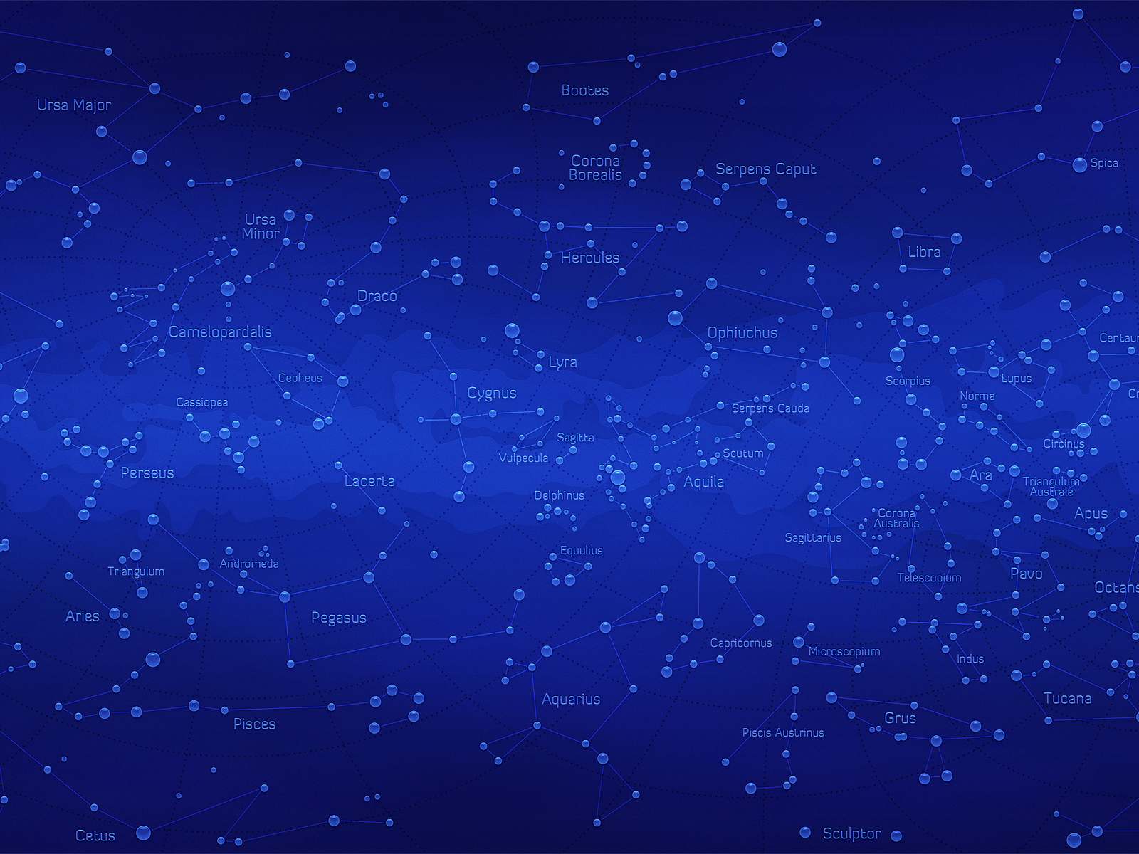 Карта звездного неба