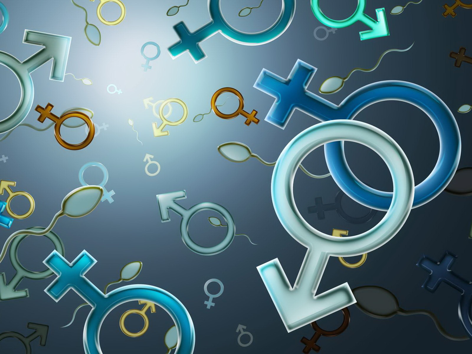 Мужской и женские знаки