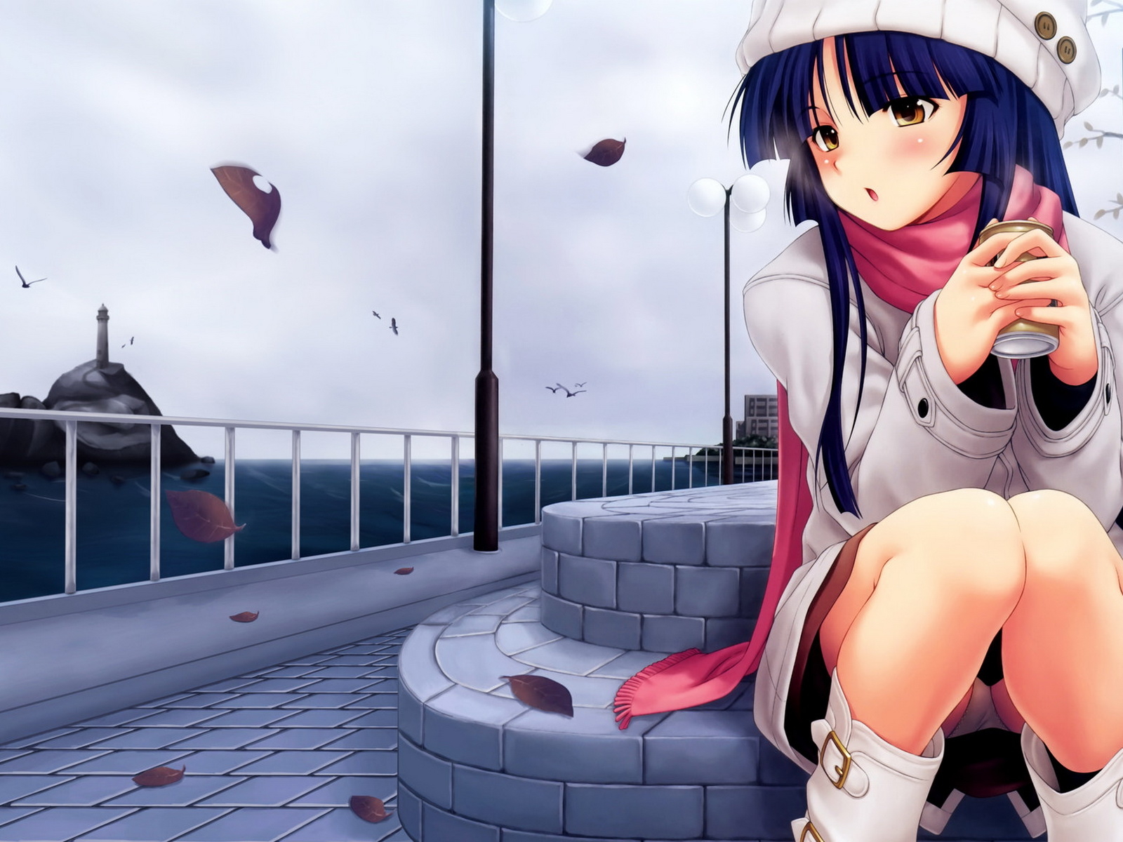 В холодный ветреный день