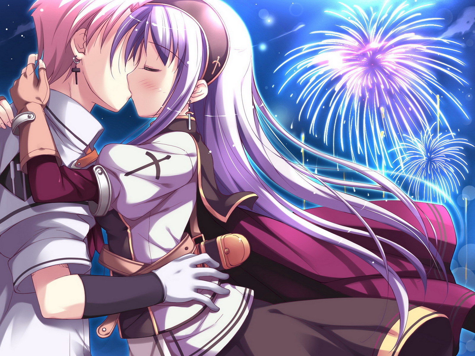 Страстный поцелуй