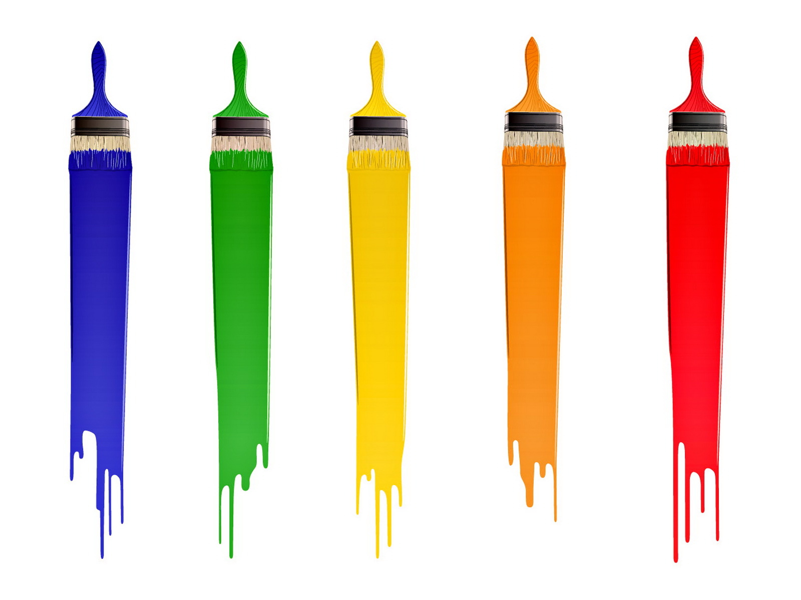 Разноцветные кисти