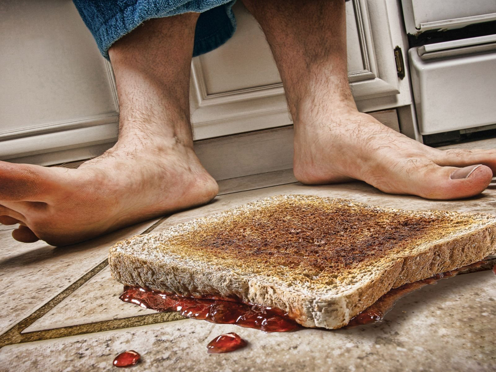 Упавший бутерброд