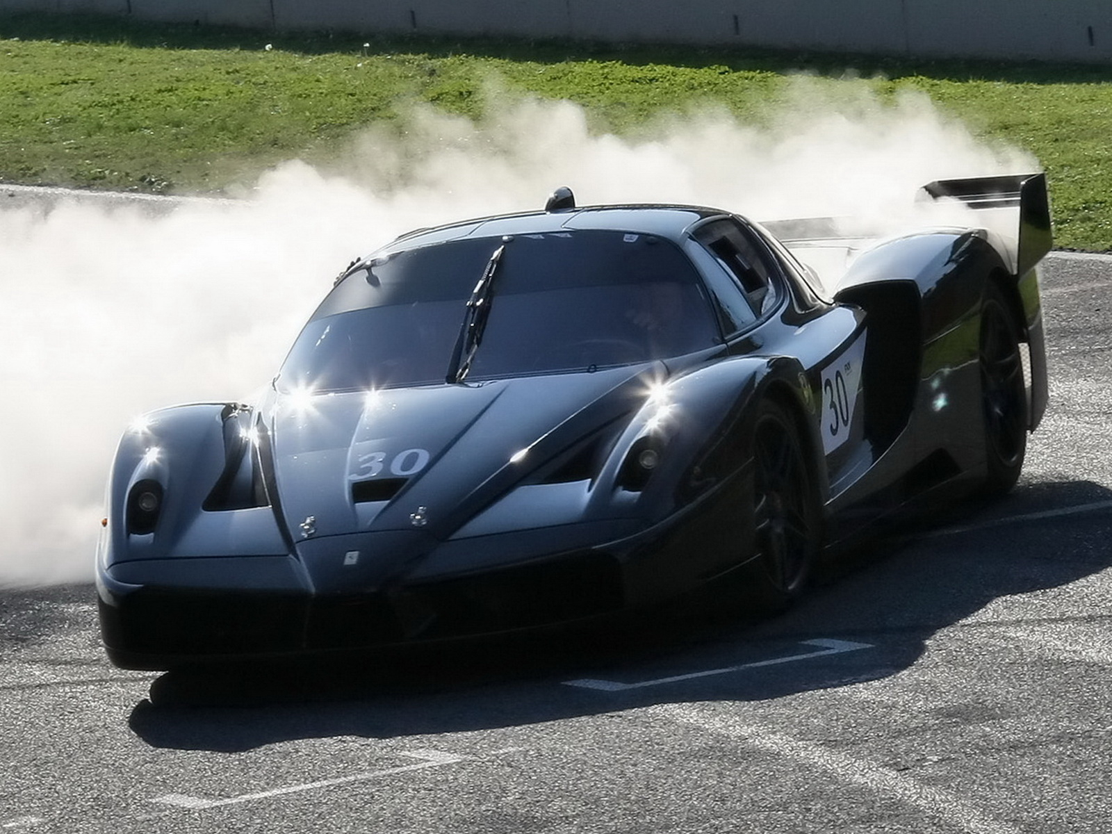 Феррари FXX на гонке