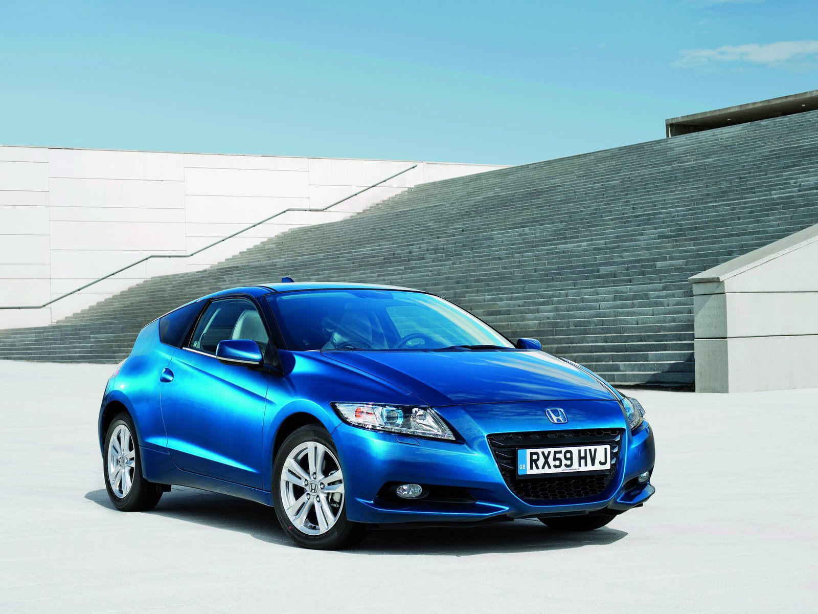 Хонда СR-Z в синем кузове