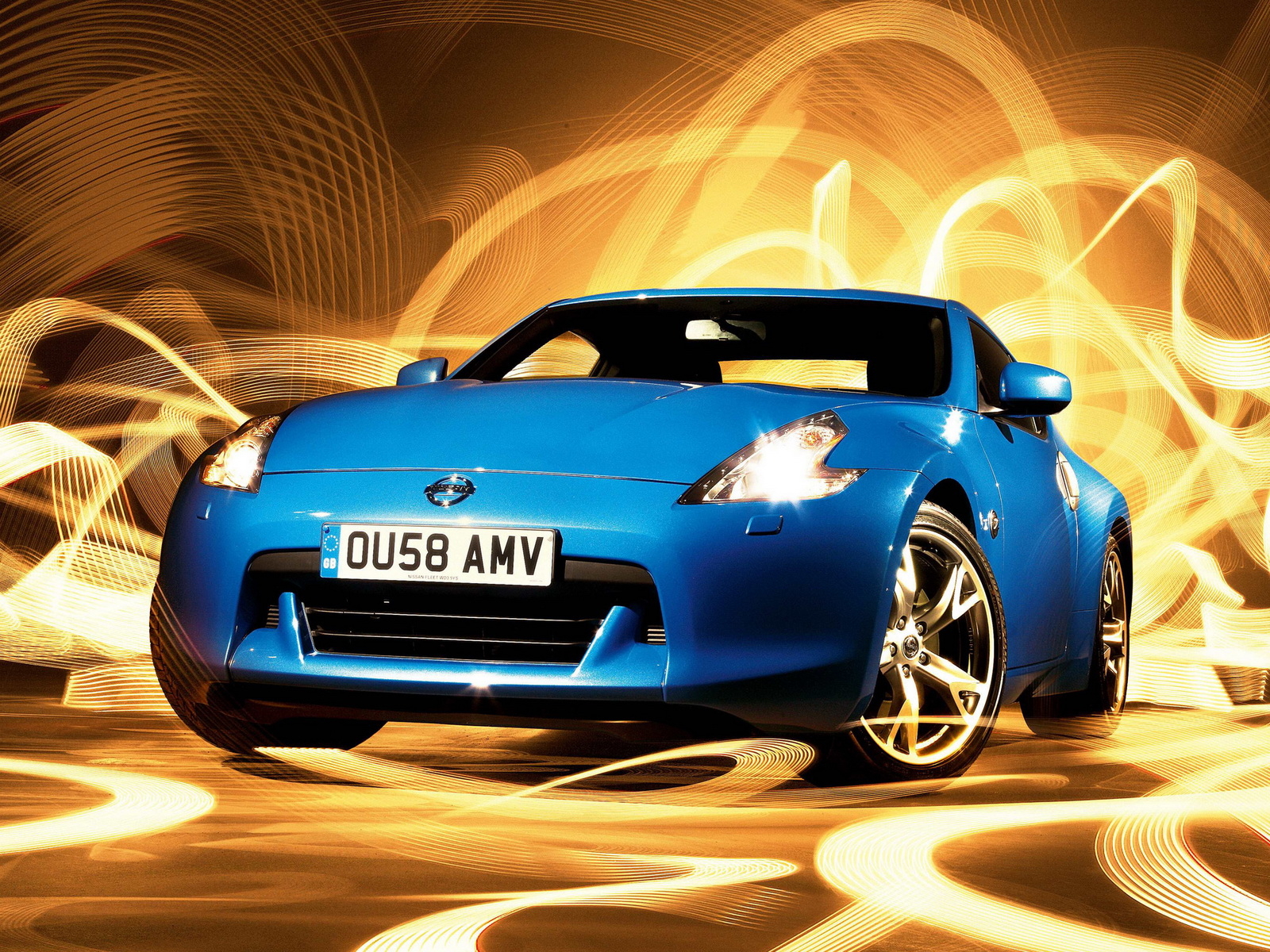 Голубая мечта Ниссан 370z