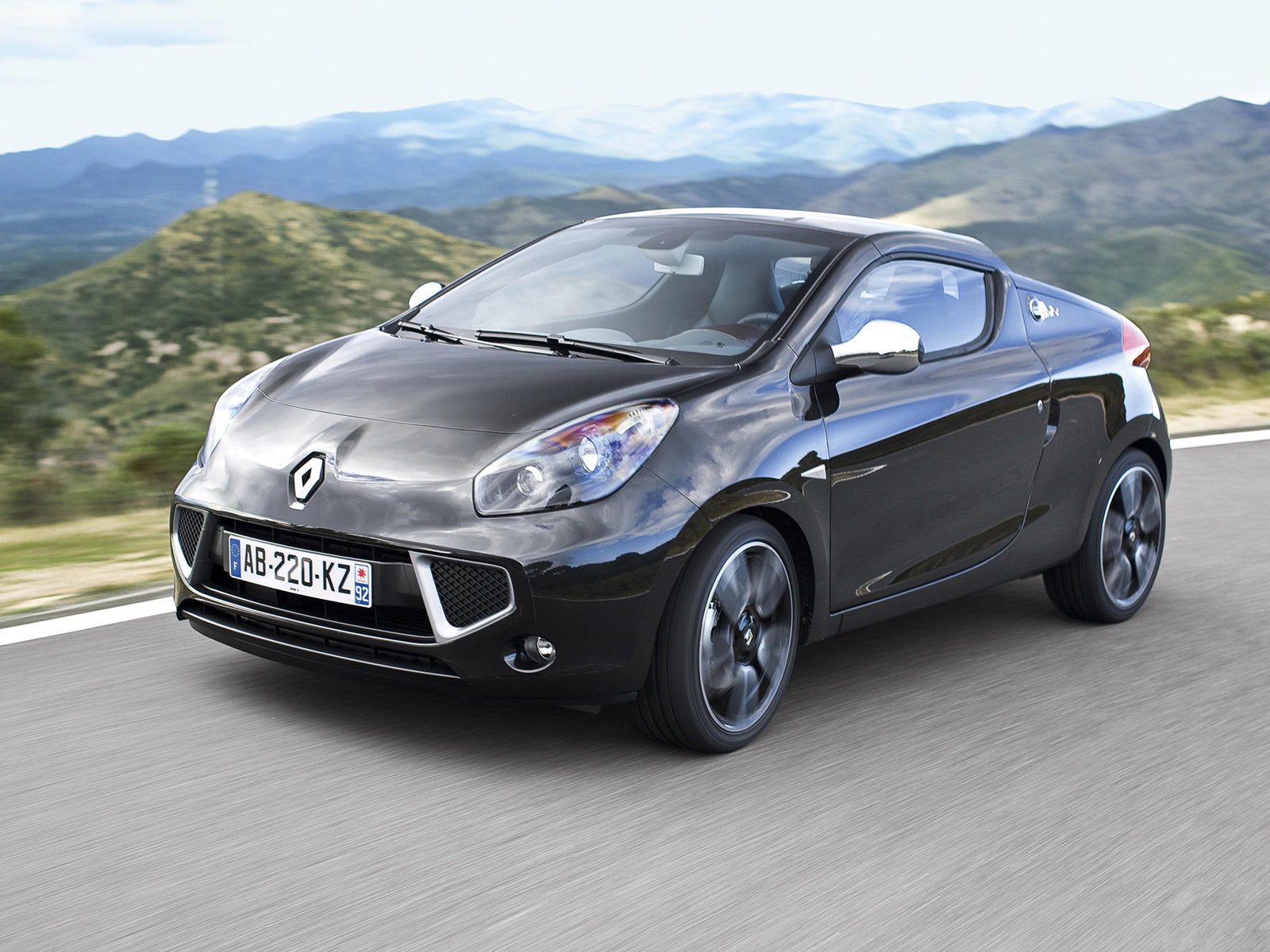 Renault Wind в горах