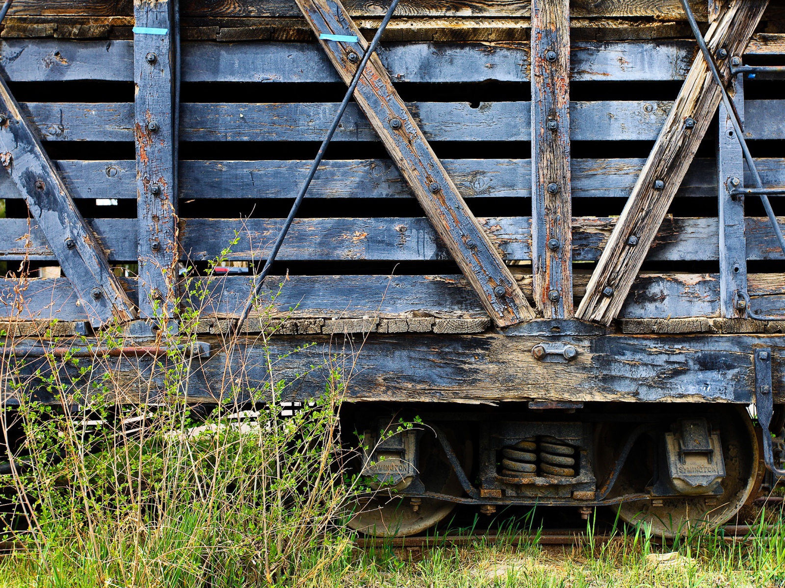 Вагон товарного поезда