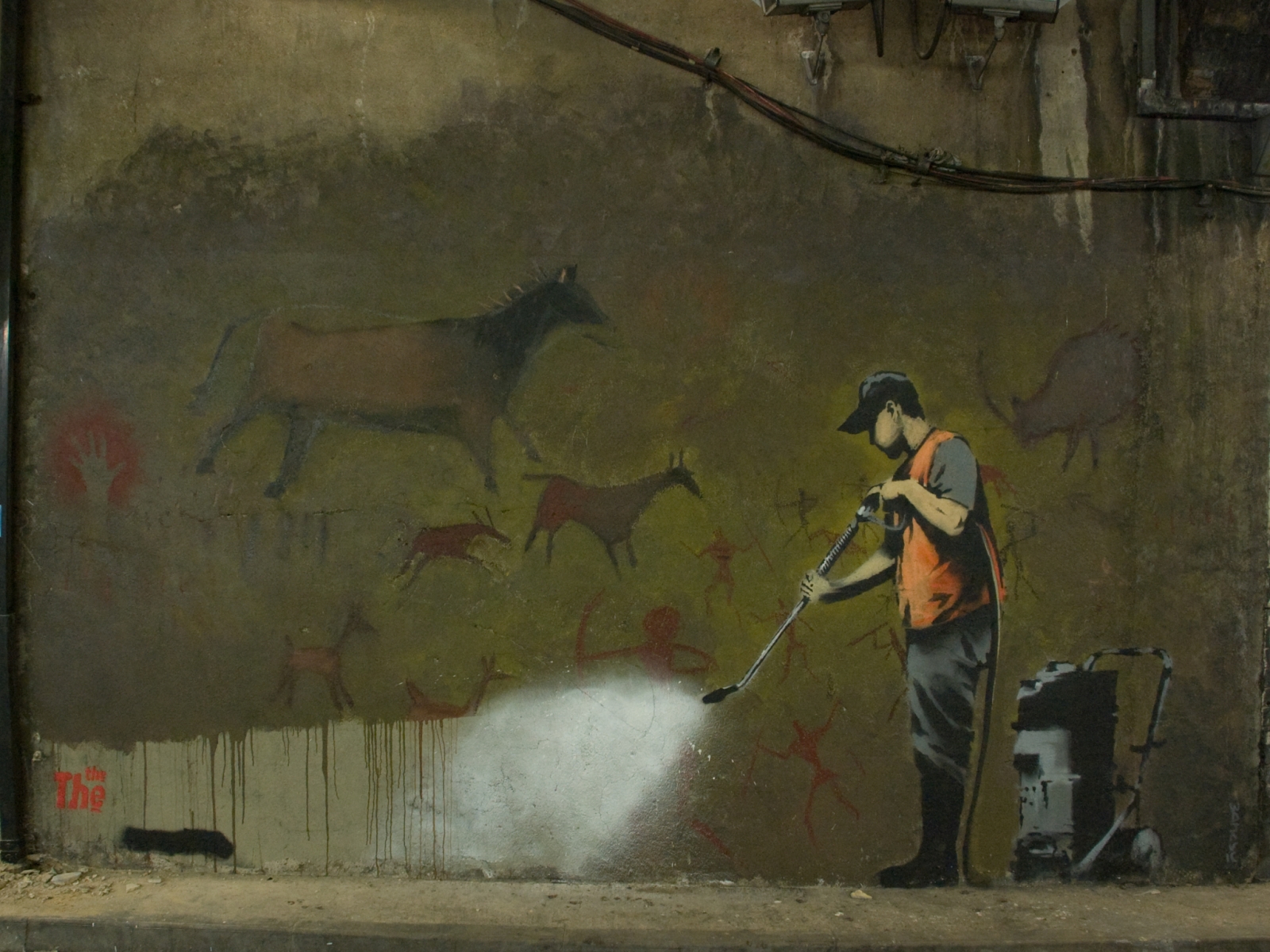 стрит арт Banksy