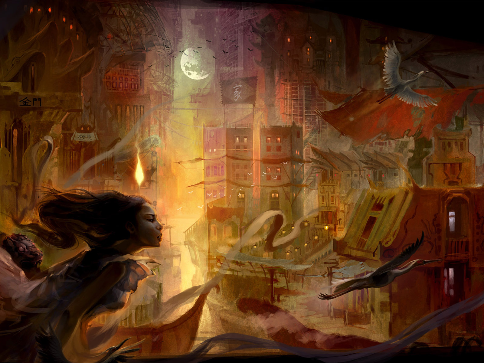 Ночной Шанхай