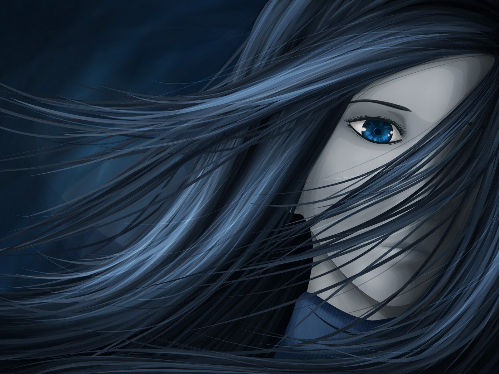 Голубоглазая девица