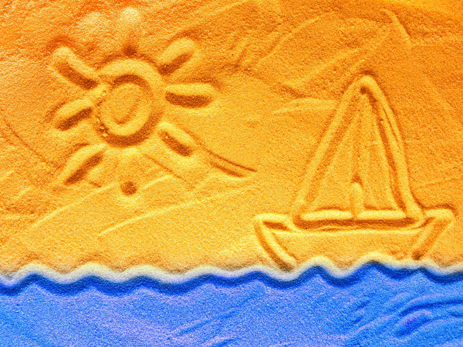 Песок и море