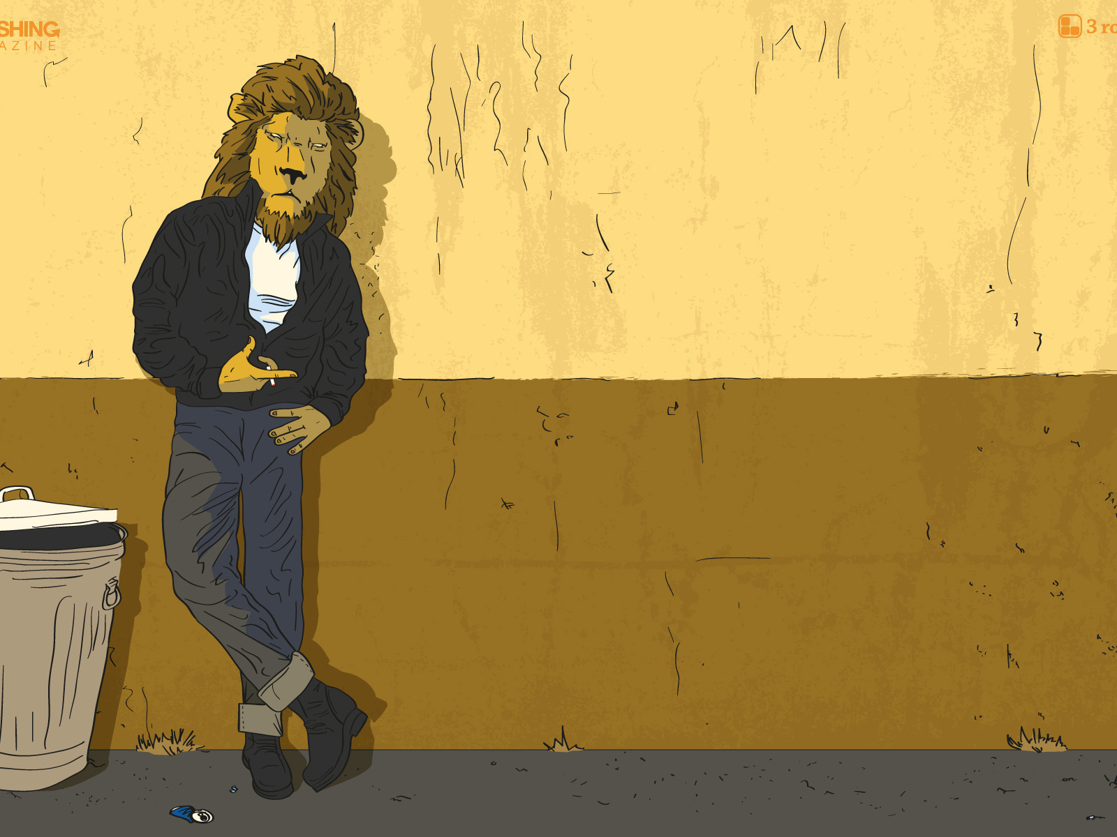 Городской лев