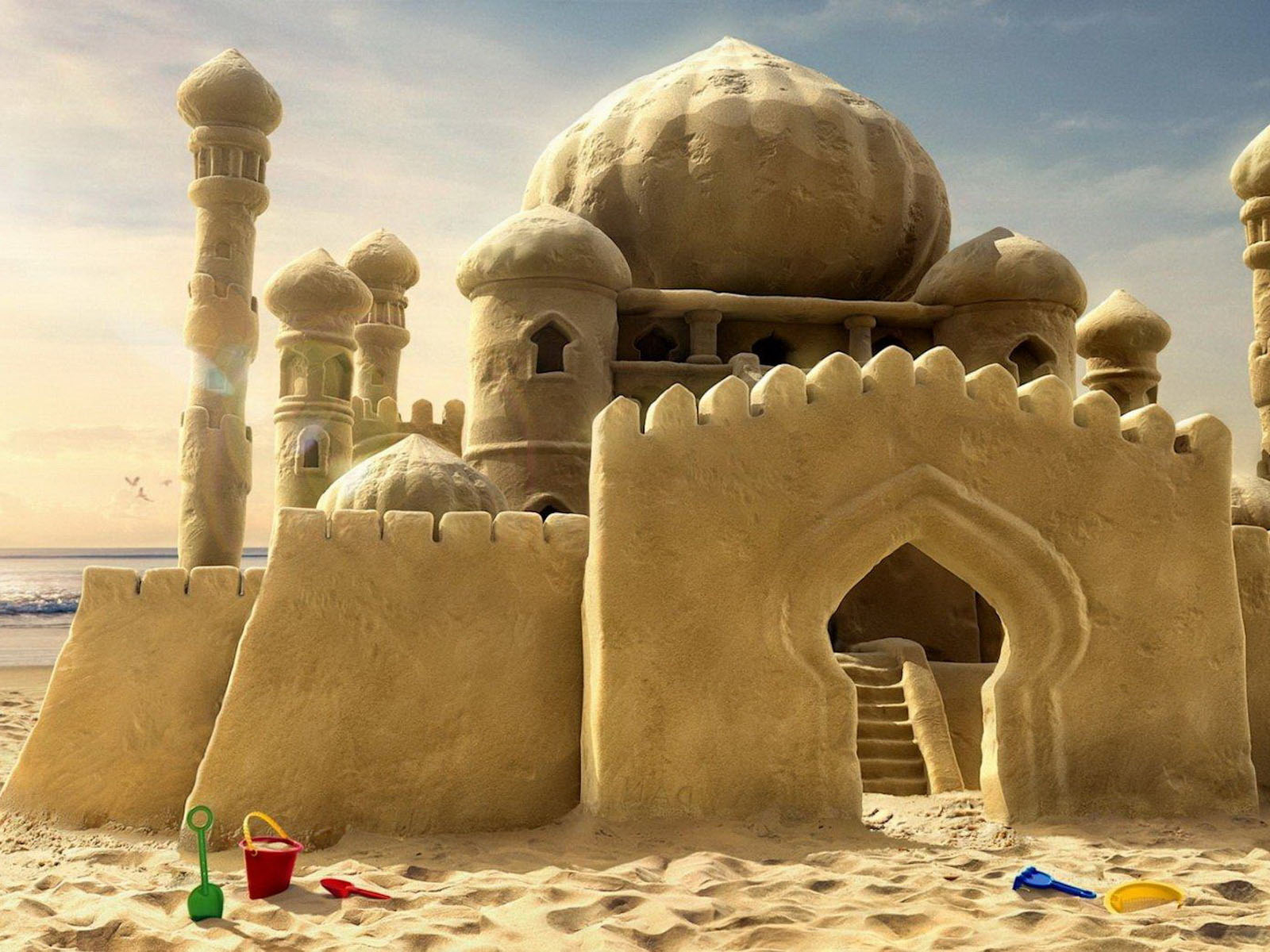 Дворец из песка
