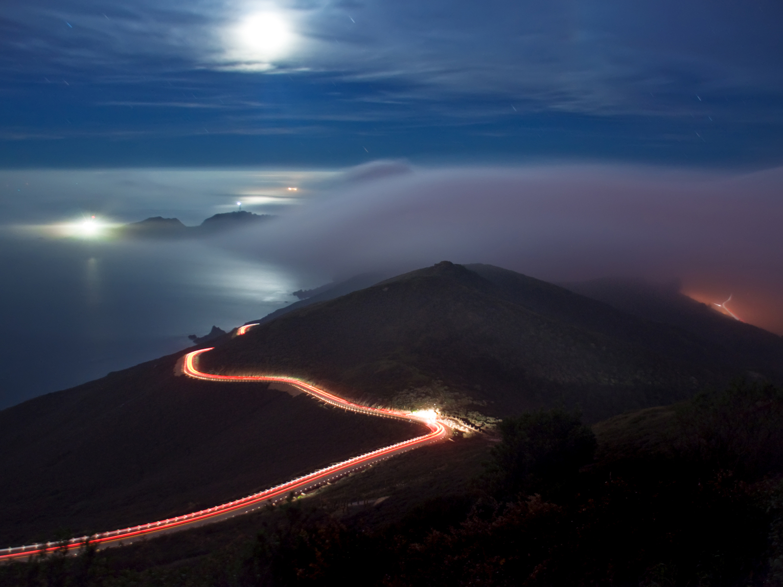 Вечерняя поездка за городом