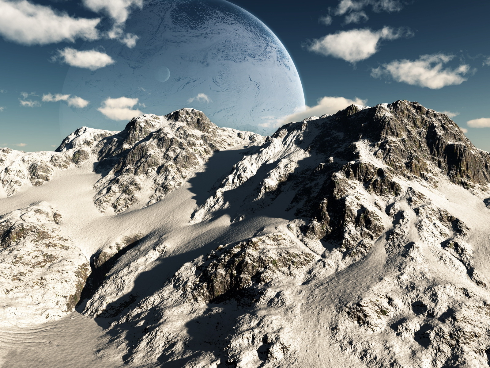 Горы и планета