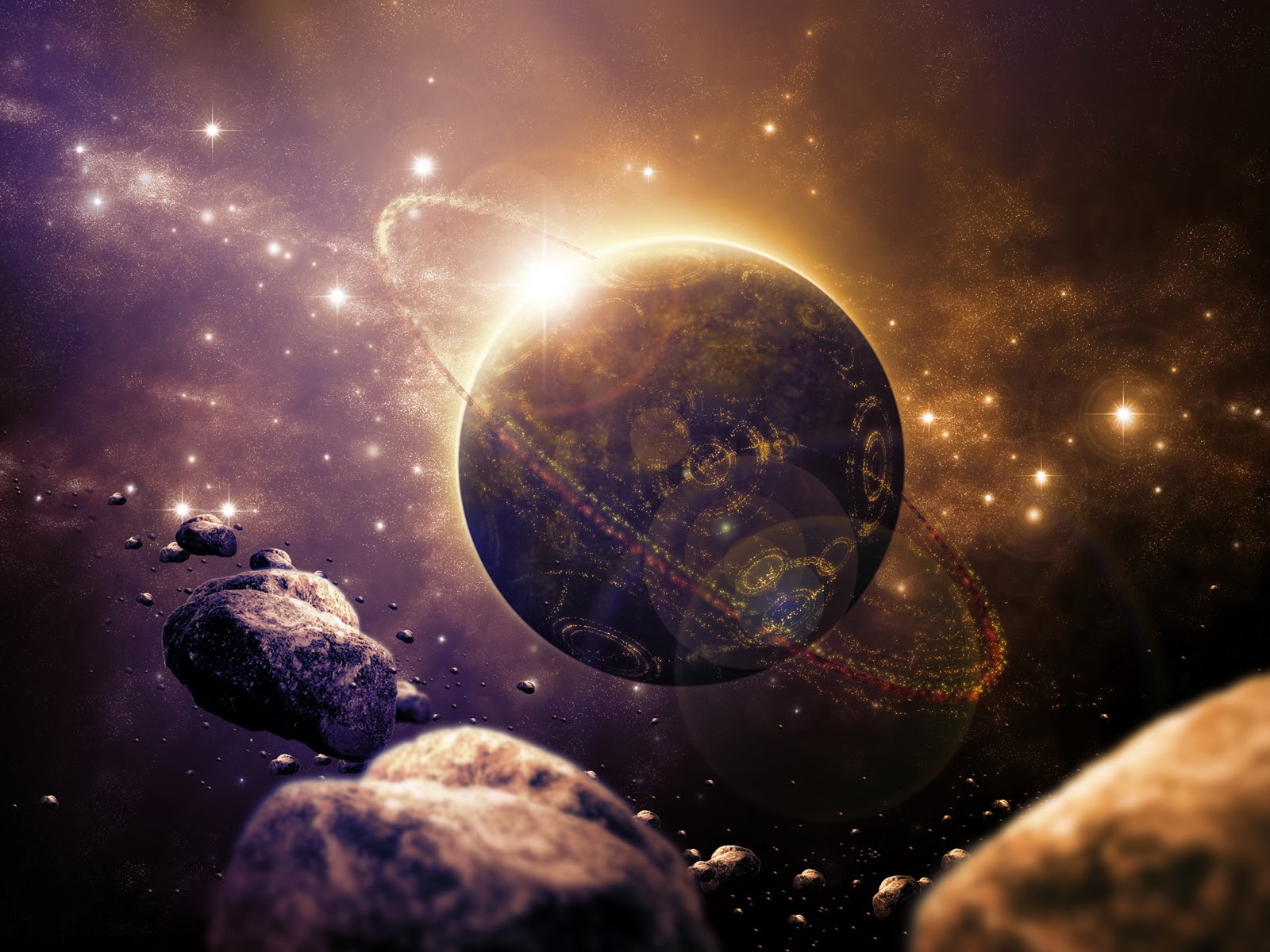 Планета и метеориты