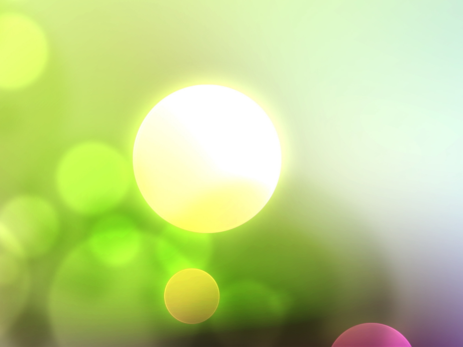 Разноцветные блики