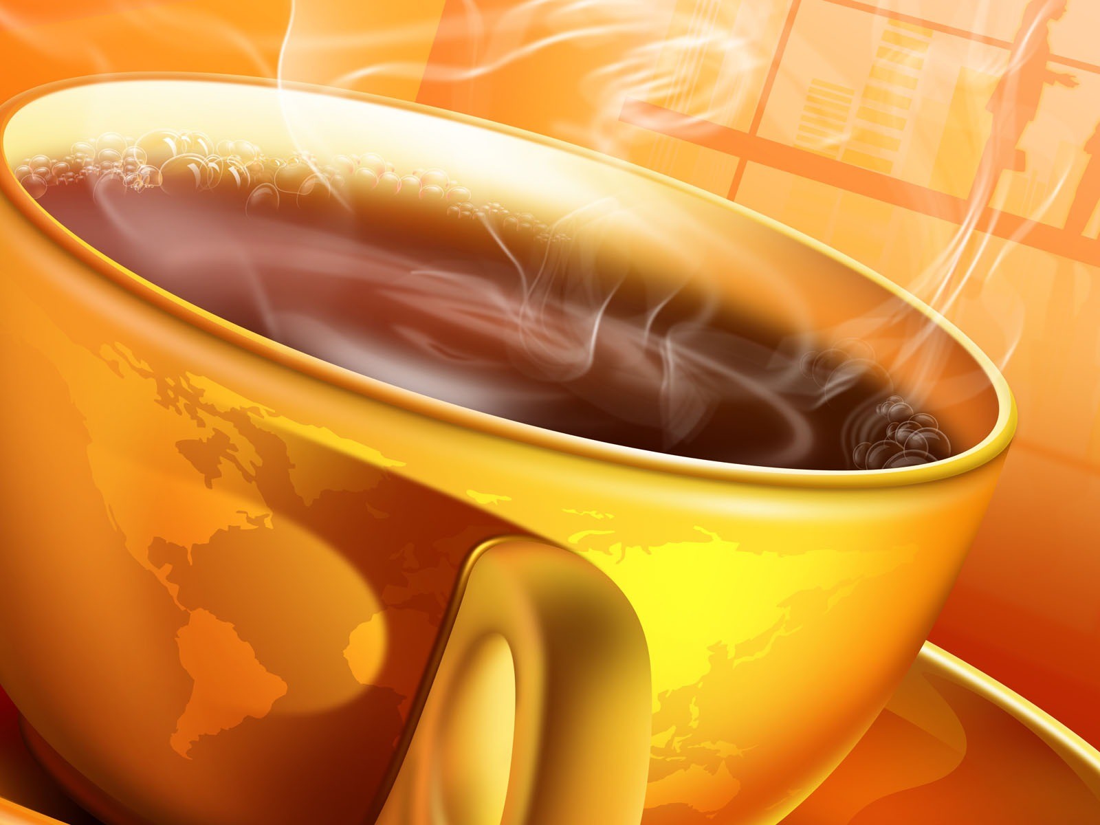 3D Чашка чая