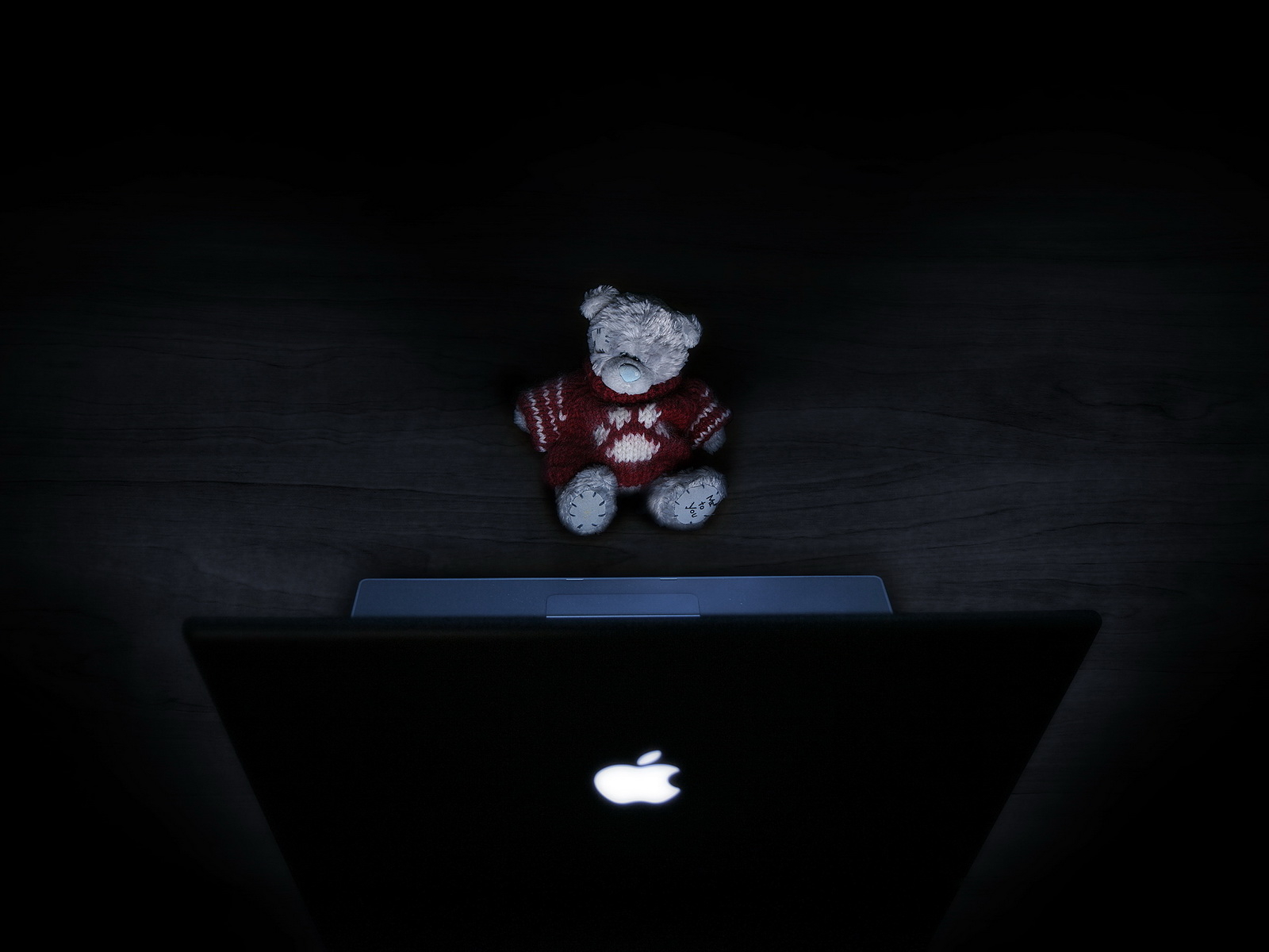 Мишка и ноутбук